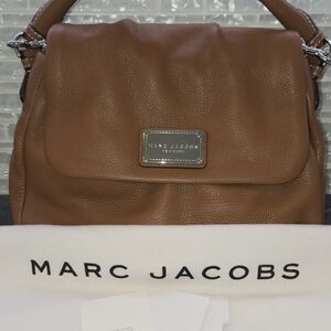 🎀 Marc Jacobs Brown Pebbled Leather Women's Bag
